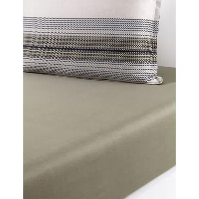 Hugo Boss Multicoloured Modernist Double Cotton Fitted Sheet