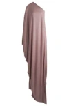 Hugo Boss Naomi X Boss Floor-length Dress With One-shoulder Styling In Patterned