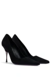 HUGO BOSS NAOMI X BOSS SUEDE PUMPS