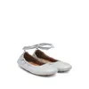 Hugo Boss Nappa-leather Ballerina Pumps With Double B Monogram