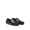 Hugo Boss Nappa-leather Moccasins With Driver Sole And Full Lining In Blue
