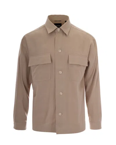 HUGO BOSS NATURAL REGULAR SOLID SHIRT