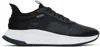 Hugo Boss Navy & Black Ttnm Evo Sneakers In 464-open Blue