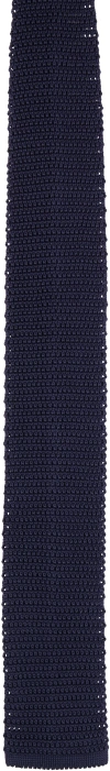 Hugo Boss Navy Beckham Edition Knit Tie In Blue
