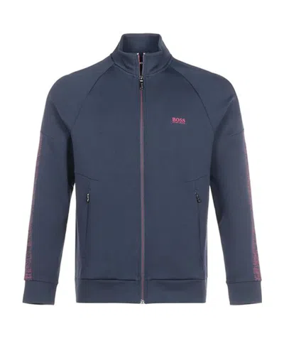 Hugo Boss Navy Blue Logo Casual Jacket