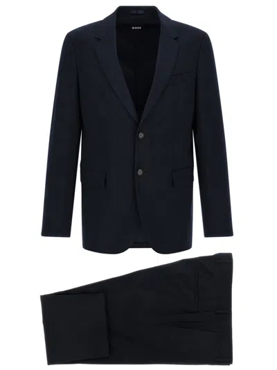 Hugo Boss Slim-fit Single-breasted Suit In Blue