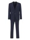 Hugo Boss Navy Blue Tailored Suit In Black