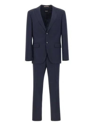 HUGO BOSS NAVY BLUE TAILORED SUIT