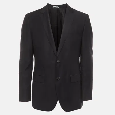 Pre-owned Hugo Boss Navy Blue Wool The James/sharp 2 Tailored Blazer L