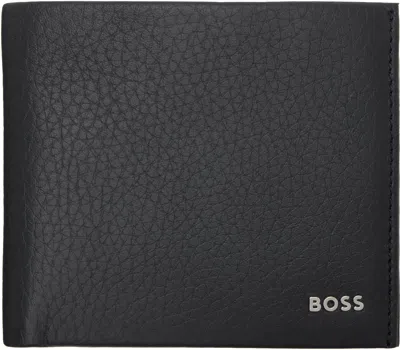 Hugo Boss Navy Grained Leather Wallet