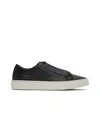 Hugo Boss Gary Lace-up Leather Sneakers In Black
