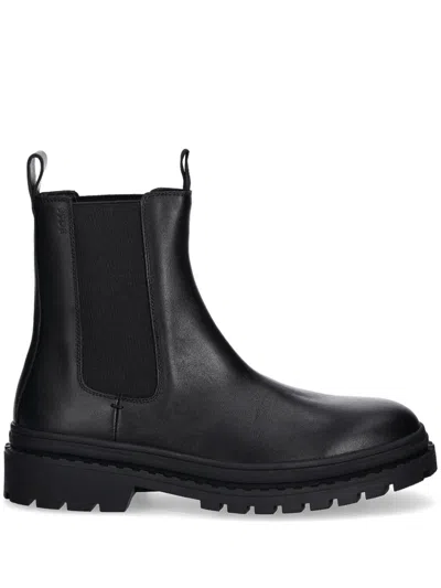 Hugo Boss Nebular Chelsea Boots In Black
