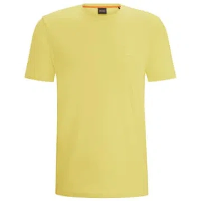 Hugo Boss New Tales T-shirt In Yellow