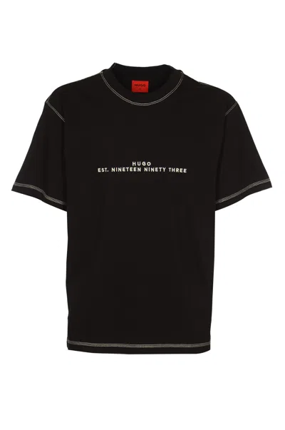 Hugo Boss Nineteen Ninety Three T-shirt In Black