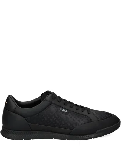 Hugo Boss Nitan Sneakers In Black