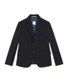 Hugo Boss Notched-lapel Single-breasted Blazer In Black