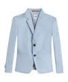 Hugo Boss Boss Teen Boys Pale Blue Blazer In Blue
