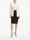 Hugo Boss Notched-lapel Single-breasted Blazer In Neutral