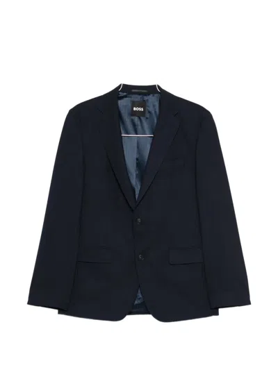Hugo Boss Notch-lapel Suit In Black