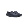 Hugo Boss Nubuck-leather Loafers With Driver Sole