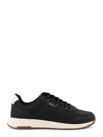 HUGO BOSS NYLON LOW-TOP SNEAKERS