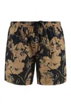 Hugo Boss Floral-print Swim Shorts