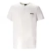 Hugo Boss Slim Fit Crew Neck T-shirt With Back Stripe Detail In White