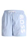 Hugo Boss Swimsuit Boss Men Color Gnawed Blue In Blue