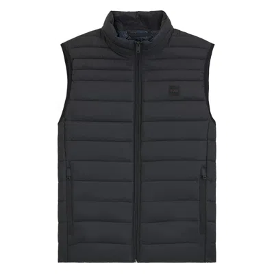 Hugo Boss Odeno2 Water-repellent Gilet In Black