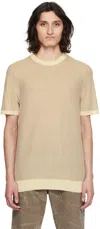 Hugo Boss Off-white Crewneck Sweater In 131-open White
