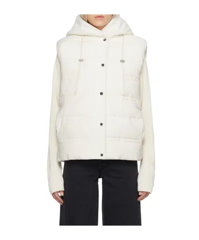 Hugo Boss Off-white Potina Waistcoat In 118 Open White