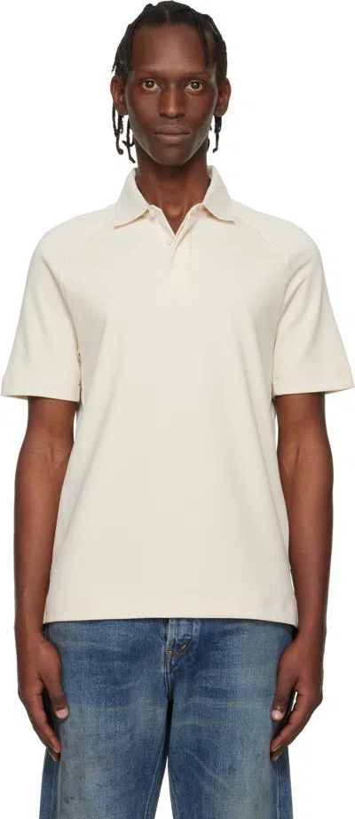 Hugo Boss Off-white Raglan Polo