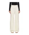 Hugo Boss Off-white Regular-fit Trousers In Off White