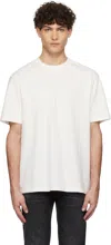 Hugo Boss Off-white Relaxed-fit T-shirt In 102-natural