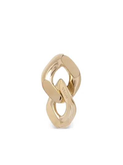 Hugo Boss Olimpia Chain-link Earrings In Gold