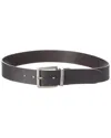 Hugo Boss Omar Leather Belt In Black