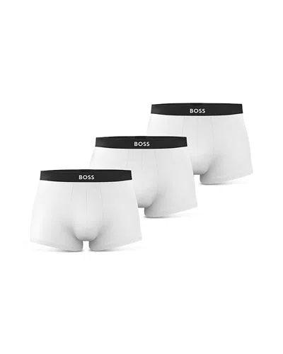 Hugo Boss One Trunks, Pack Of 3 In White