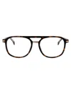 Hugo Boss Boss Green Horn Acetate Glasses In Green