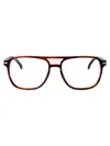 Hugo Boss Boss Brown Horn Acetate Glasses In Brown
