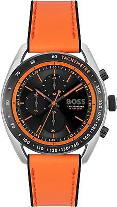 Pre-owned Hugo Boss Orange Mens Chronograph Watch Centre Court 1514025