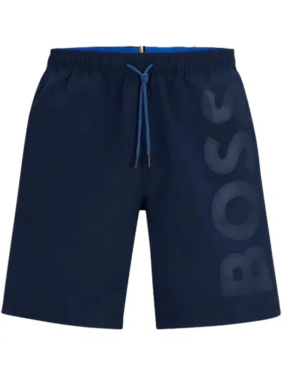 Hugo Boss Orca Swim Shorts In Blue