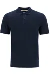 Hugo Boss Boss Organic Cotton Pallas Polo Shirt Men In Blue