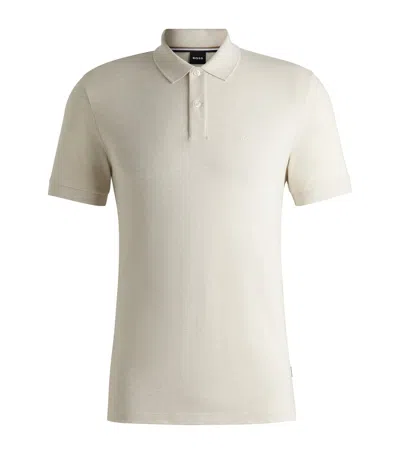HUGO BOSS ORGANIC COTTON PALLAS POLO SHIRT