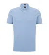 Hugo Boss Boss Polo Shirt With Contrasting Edges In Blue