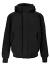 Hugo Boss Water-repellent Parka Jacket With Polar-fleece Collar Lining