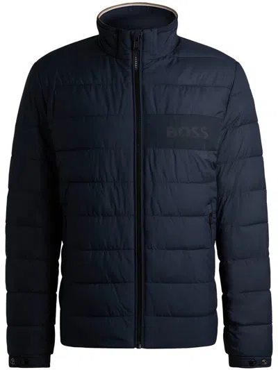 Hugo Boss Outerwear Clothing In Blue