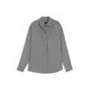 Hugo Boss Oversize-fit Blouse With Logos And Fringing