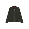 Hugo Boss Oversize-fit Shirt In Water-repellent Canvas In Black