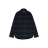 Hugo Boss Oversize-fit Shirt With Shadow Stripe In Multi
