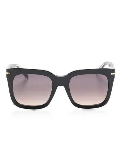 Hugo Boss Oversized Square-frame Sunglasses In Black